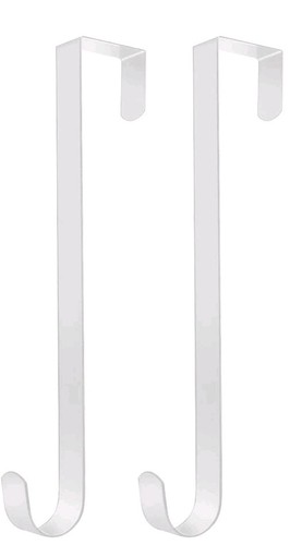 Metal over door wreath hook - over,