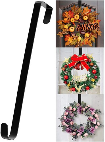 Floral wreath hanger over the - wreath,