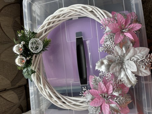 Christmas wreath hanger - christmas,