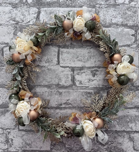 Gorgeous cream green and gold - and,