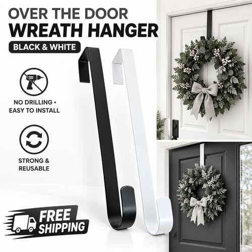 2pcs floral wreath hanger over - wreath,