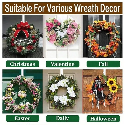 2pcs floral wreath hanger - 2pcs, over