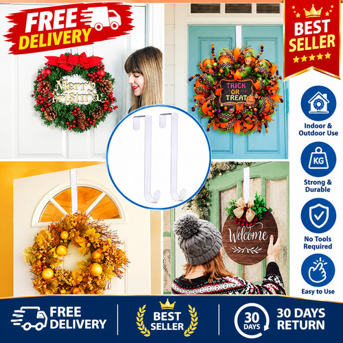 2pcs floral wreath hanger over - hanger,