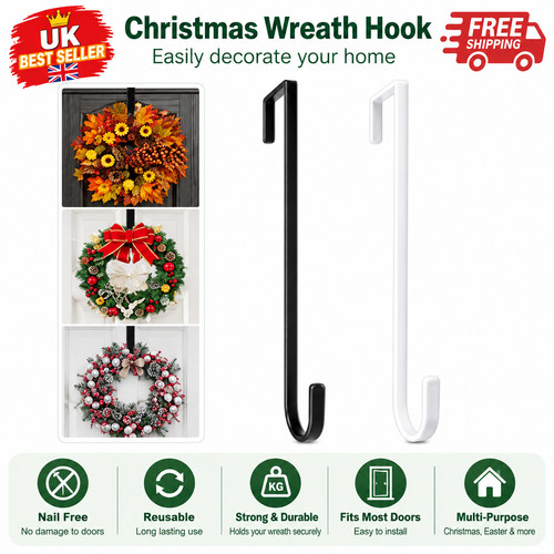Christmas floral wreath door - floral,