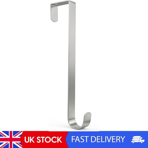 Silver metal wreath hanger - wreath,