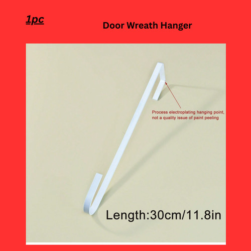 Wreath hangers for front door - front,