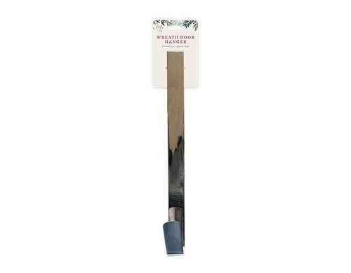 Metal door wreath hanger