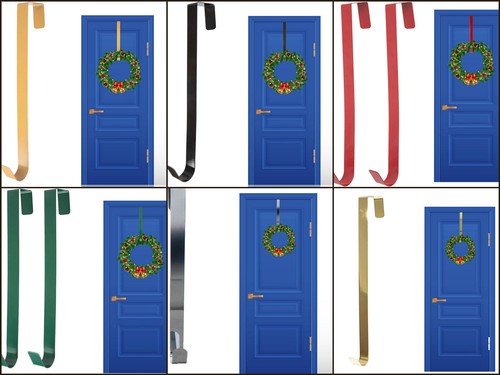 Christmas wreath hanger metal - christmas,