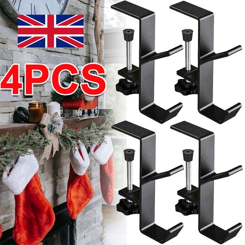 Metal garland and stocking - metal,