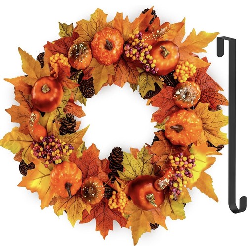 Autumn wreath front - autumn, with