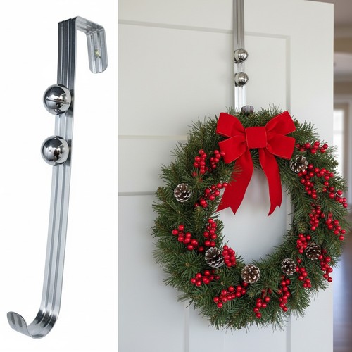 Christmas wreath door hanger - door,